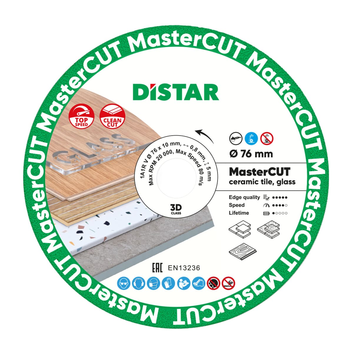 Diamanttrennscheibe 1A1R V 76 MasterCUT