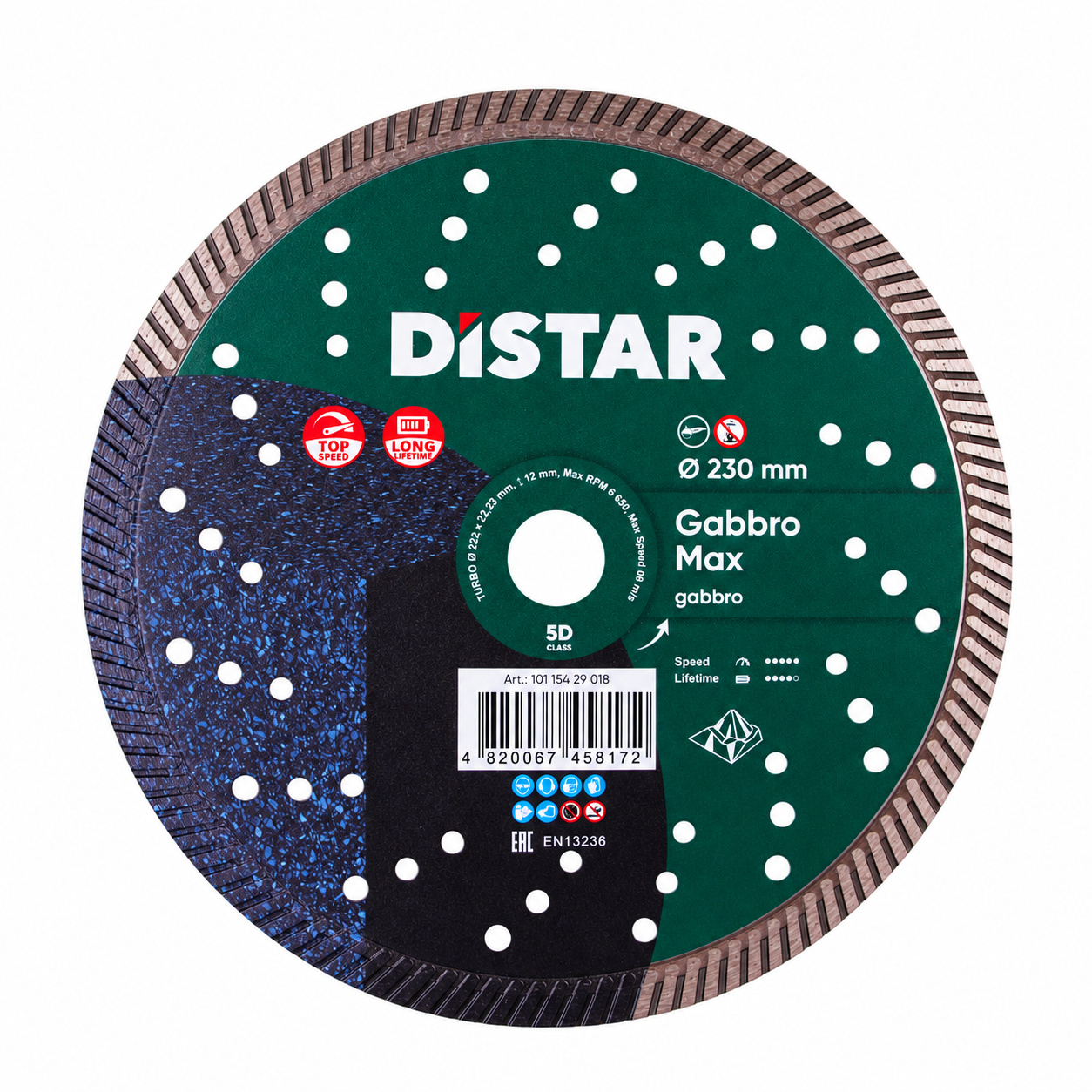 Diamanttrennscheibe Turbo 232 Gabbro Max