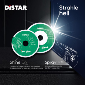 Diamanttrennscheibe 1A1R 125x0,6x6x22,23 Shine, Distar №7