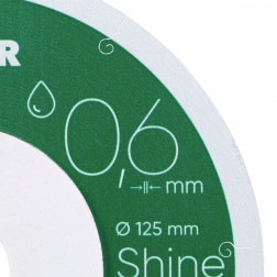 Diamanttrennscheibe 1A1R 125x0,6x6x22,23 Shine