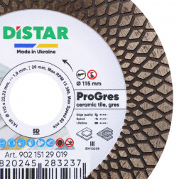 Diamanttrennscheibe 1A1R 115x1,9x8/20x22,23 PRO Gres