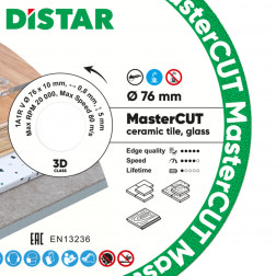Diamanttrennscheibe 1A1R V 76 MasterCUT