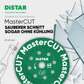 Diamanttrennscheibe 1A1R V 45x0,8x4x5,8 MasterCUT, Distar №6