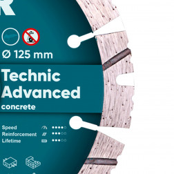 Diamanttrennscheibe 1A1RSS 125 Technic Advanced