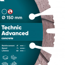 Diamanttrennscheibe 1A1RSS 150 Technic Advanced