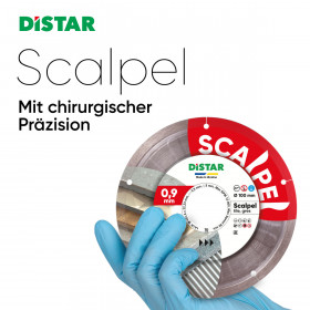 Diamanttrennscheibe 1A1R 101,6x0,9x5x22,23 Scalpel, Distar №8