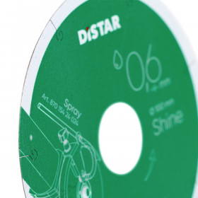 Diamanttrennscheibe 1A1R 101,6x0,6x5x22,23 Shine, Distar №3