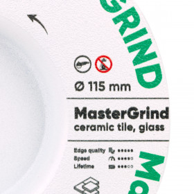 Diamanttrennscheibe 1A1R V 115x1,8/1,5x30x22,23 MasterGRIND, Distar №3