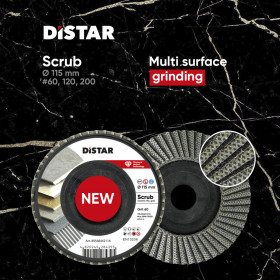 Diamant-FLAP-Scheibe 115*22,23 #120 Scrub, Distar №8