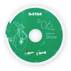 Diamanttrennscheibe 1A1R 101,6x0,6x5x22,23 Shine, Distar №1
