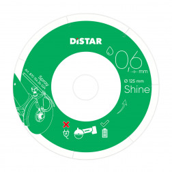 Diamanttrennscheibe 1A1R 125x0,6x6x22,23 Shine